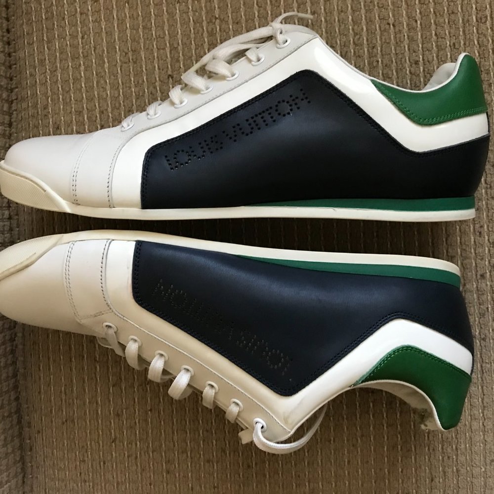 Louis Vuitton Men's 3-Tone Leather Sneakers - Picture 10 of 16